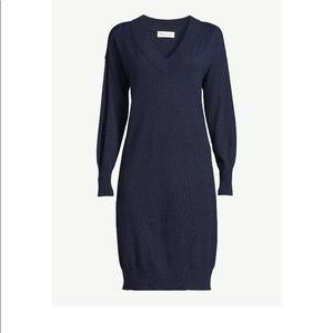 NWT FREE ASSEMBLY BLUE DRESS XS